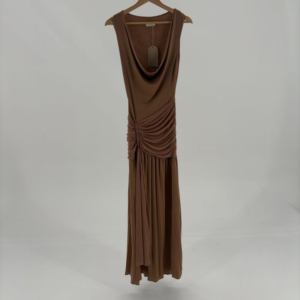 Meshki Dania Cowl Mocha Dress